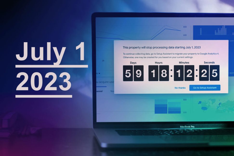 Countdown to July 1st when universal analytics end